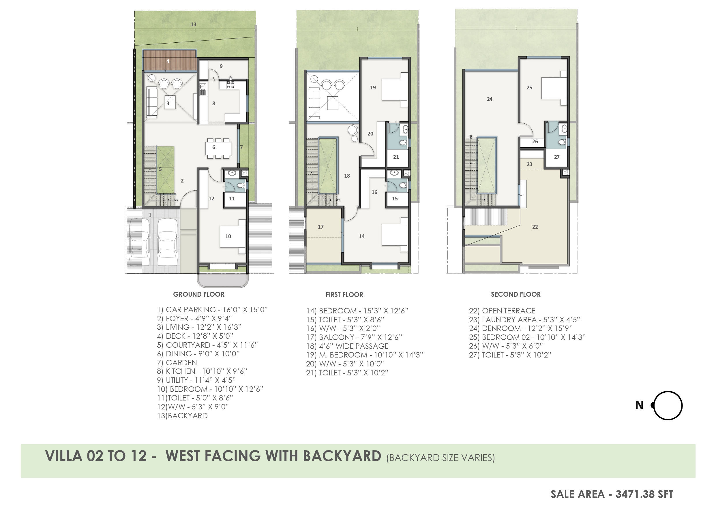 4 BHK Floor Plan